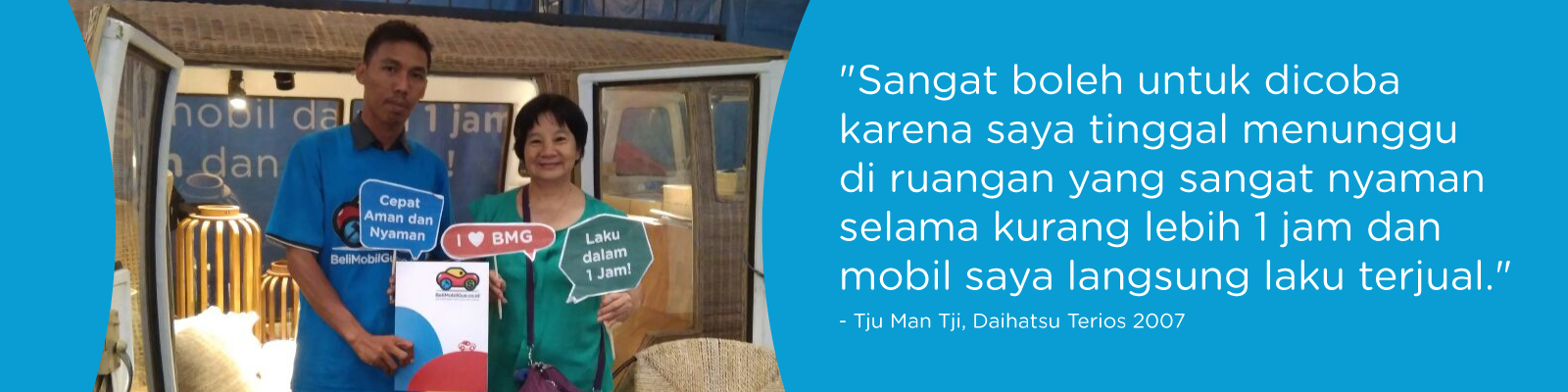 Testimonial BeliMobilGue.co.id