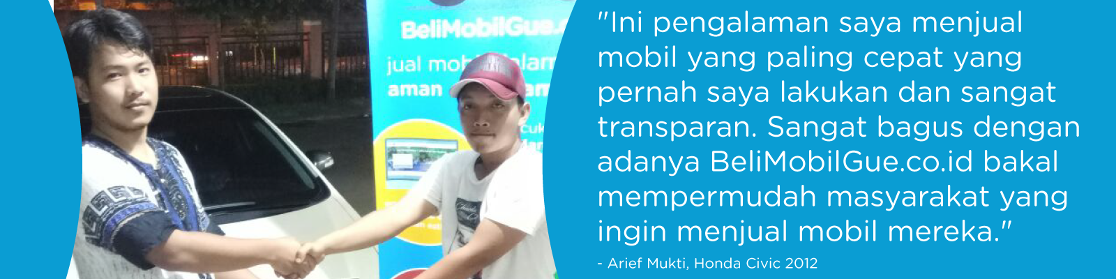Testimonial BeliMobilGue.co.id
