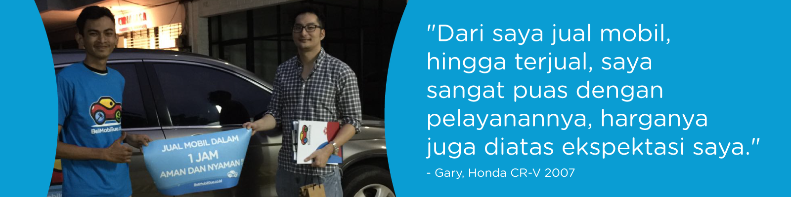 Testimonial BeliMobilGue.co.id