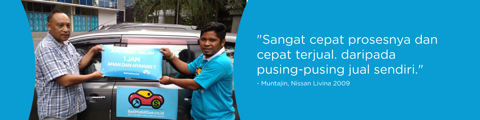 Testimonial BeliMobilGue.co.id