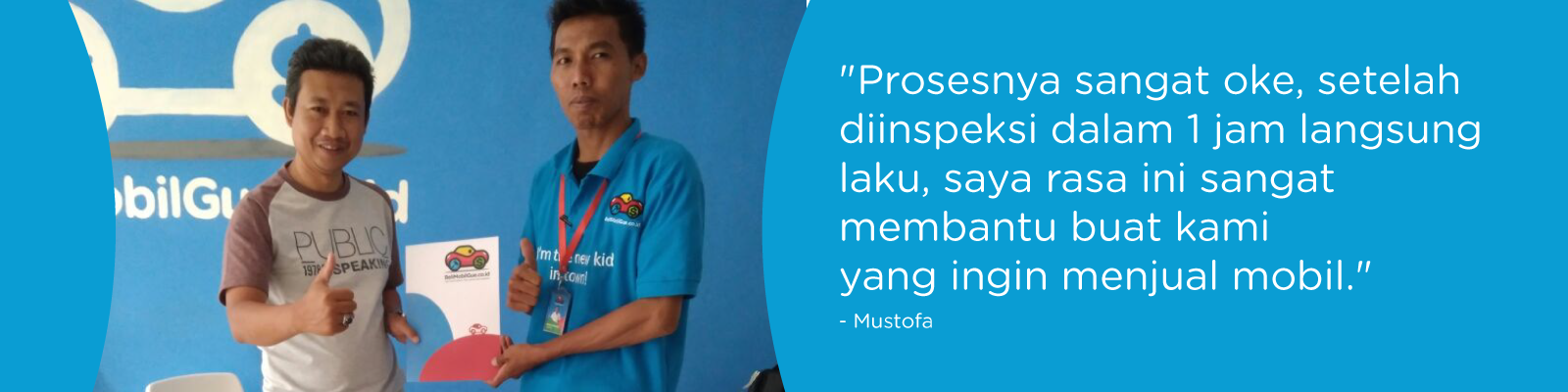 Testimonial BeliMobilGue.co.id