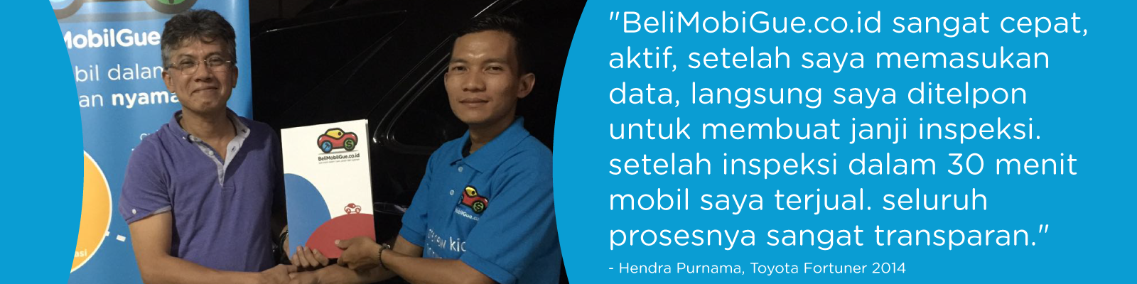 Testimonial BeliMobilGue.co.id