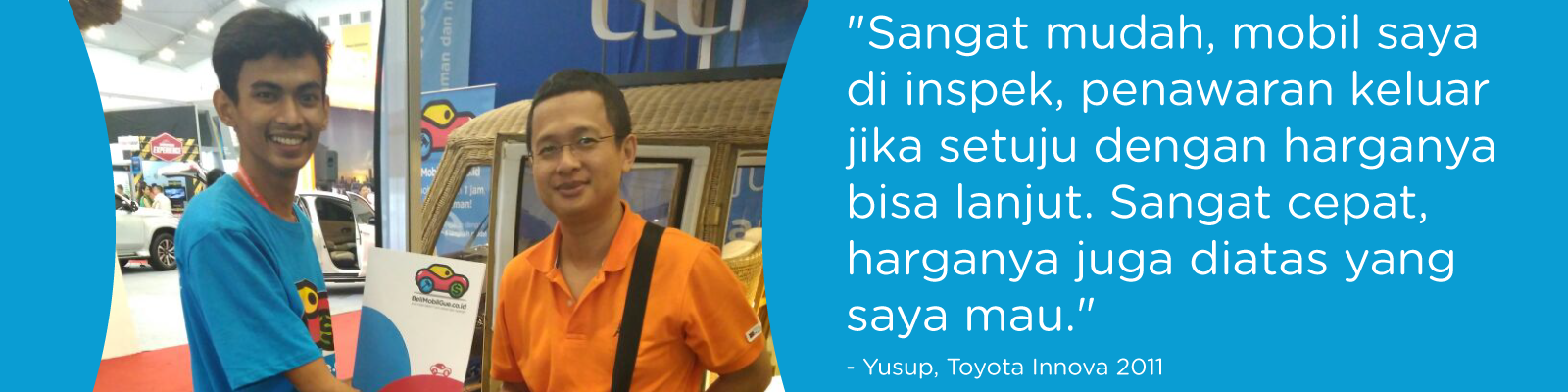 Testimonial BeliMobilGue.co.id