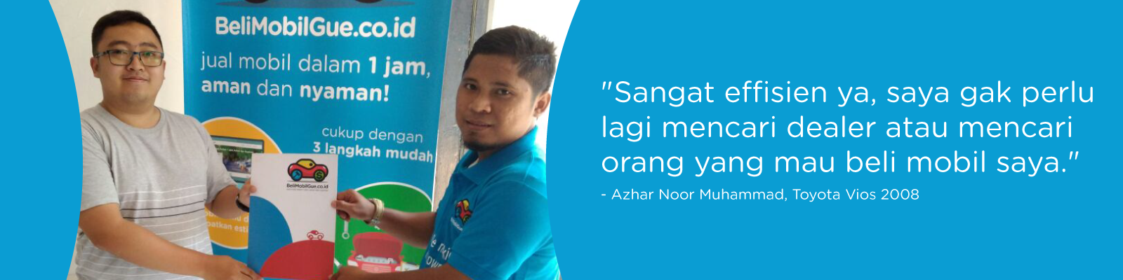 Testimonial BeliMobilGue.co.id